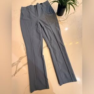 Violets & Roses Gray Blue Trouser Pants Women's 14/32 Straight Leg High Rise